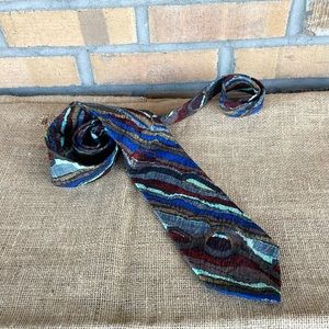 Vintage Coogi Men’s Necktie Tie Abstract Design